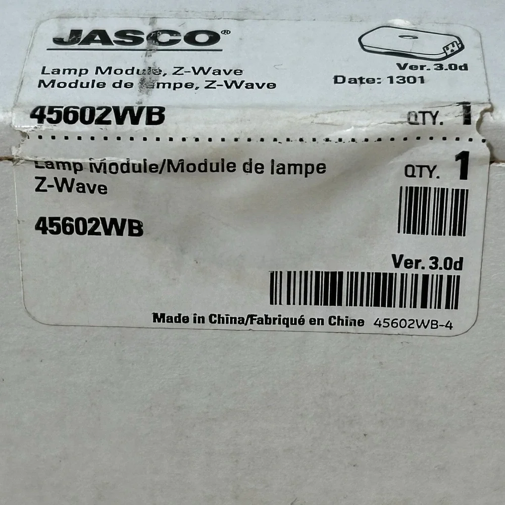 Jasco 45602WB‎  Z-Wave